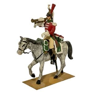 Alymer Vintage Toy Soldier Trumpeter on Horse